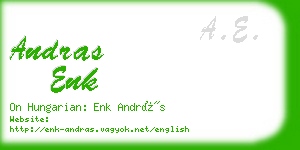 andras enk business card